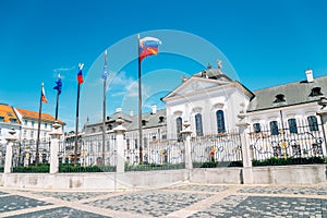 Grassalkovich Palace, residence of the president in Bratislava, Slovakia