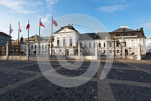 Grassalkovichov palace in Bratislava, Slovakia