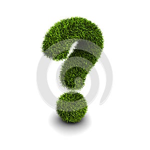 Grassed question symbol