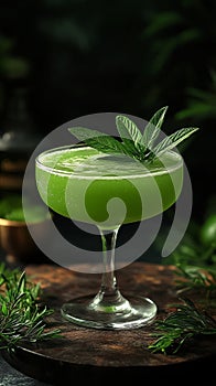 Grasshopper Cocktail Elegance photo