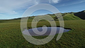 Grassland mountain landscape