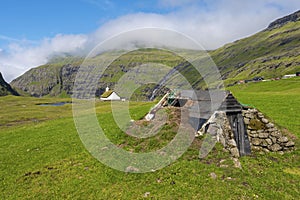 Grassland near Saksun village