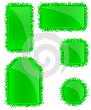 Grassy banners