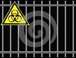 Grate biological hazard
