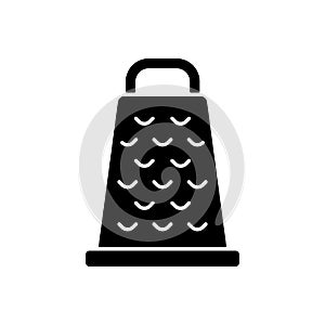 Grate for cooking black glyph icon