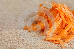 Grated carrot