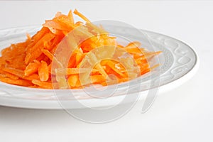 Grated carrot