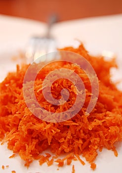 Grated carrots