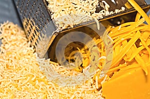 Grated Cheese Closeup