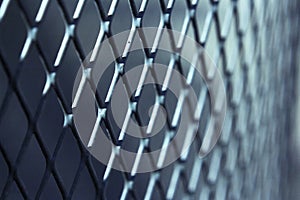 Grating with defocused rhombus shaped background