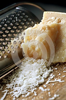 Grating Parmesan Cheese photo