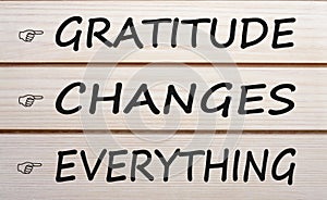 Gratitude Changes Everything