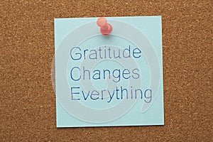 Gratitude Changes Everything