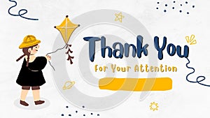 Gratitude in the Spotlight - Thank You Slide Background