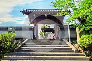 The grave of 47 ronin, the 47 at Sengakuji Temple in Tokyo, Japan