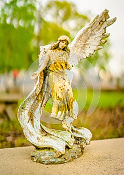 A grave decoration or grave statue