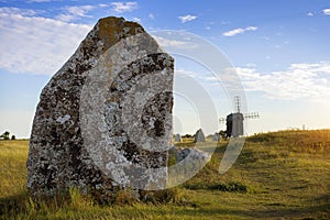 Grave field at Ã–land, Sweden