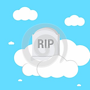 Grave flat design , Gravestone Icon