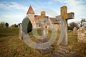 Grave graveyard Church England medieval