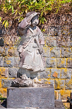 The grave site of Byakkutai in Aizuwakamatsu, Japan