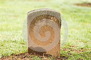 Grave Stone at Cemetery