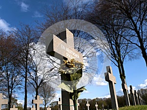 Grave of an unknown german soldier of worldwar two