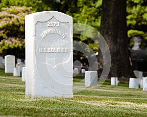 Grave of unknown U.S. soldier