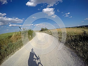 Gravel bike around siena