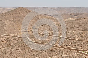 Gravel desert, Tunisia