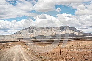 Gravel/Dirt Road towards mountain