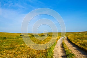 Gravel Road through Flint Hills photo