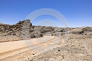 Gravel road in Kuiseb Canyon