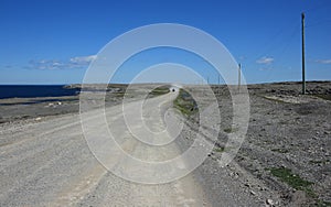 Gravel Road near Cape Norman