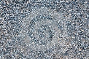 Gravel road texture