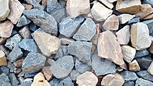 Gravel rough surface texture or pattern with small stones