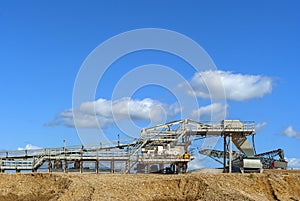 Gravel sorting machine