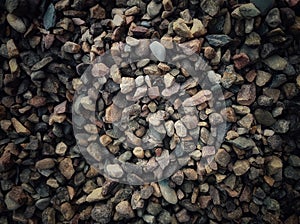 Gravel Texture.Colourfull gravel texture background pattern.Crushed gravel texture.