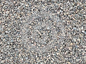 Gravel Texture.Colourfull gravel texture background pattern.Crushed gravel texture.