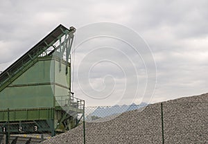 gravel works machinery