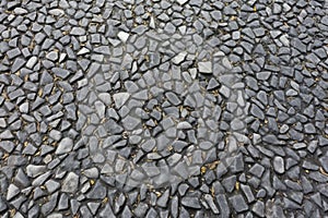 gravelly concrete road texture