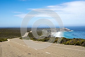 Gravel road Kangaroo Island, Australia photo
