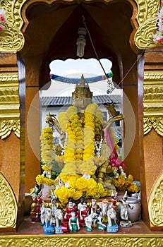 Graven image hindu in thailand photo