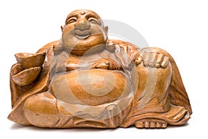 Graven Wooden Buddha