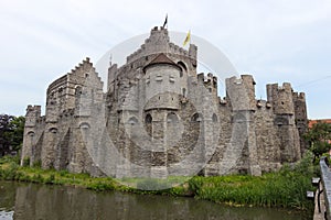 Gravensteen castle in Ghent