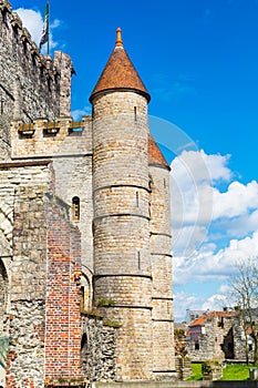 Gravensteen castle in Ghent, Belgium