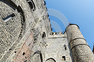 Gravensteen medieval castle in Ghent, Belgium