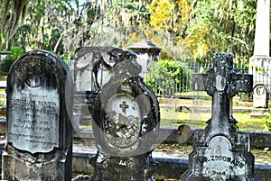 Graves of Bonaventure Cemetery