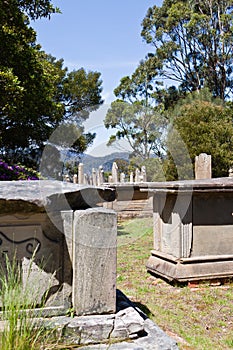 Graves on Isle of the Dead, Port Arthur photo