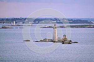 The Graves Lighthouse in Boston Harbor