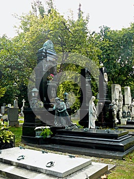 Graves on Zentralfriedhof Vienna photo